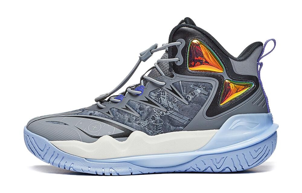 

Баскетбольные кроссовки Vanguard Primary 3.0 V2 для детей GS Low-top серые Lining Young, серый