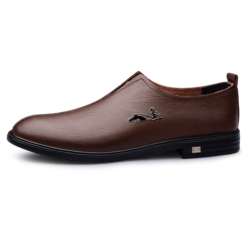 

Туфли Men"s Casual Men Low-Top Dark Brown British Knights