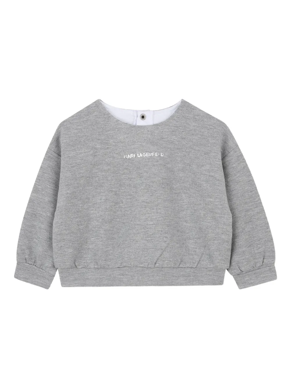 Комплект из толстовки и юбки KARL LAGERFELD KIDS, белый — фото 4