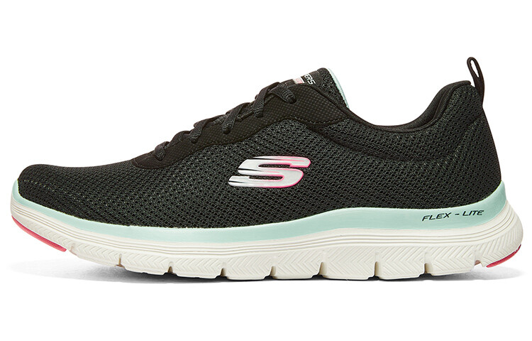 

Кроссовки Flex Appeal 4.0 женские с низким верхом, черные/бирюзовые Skechers
