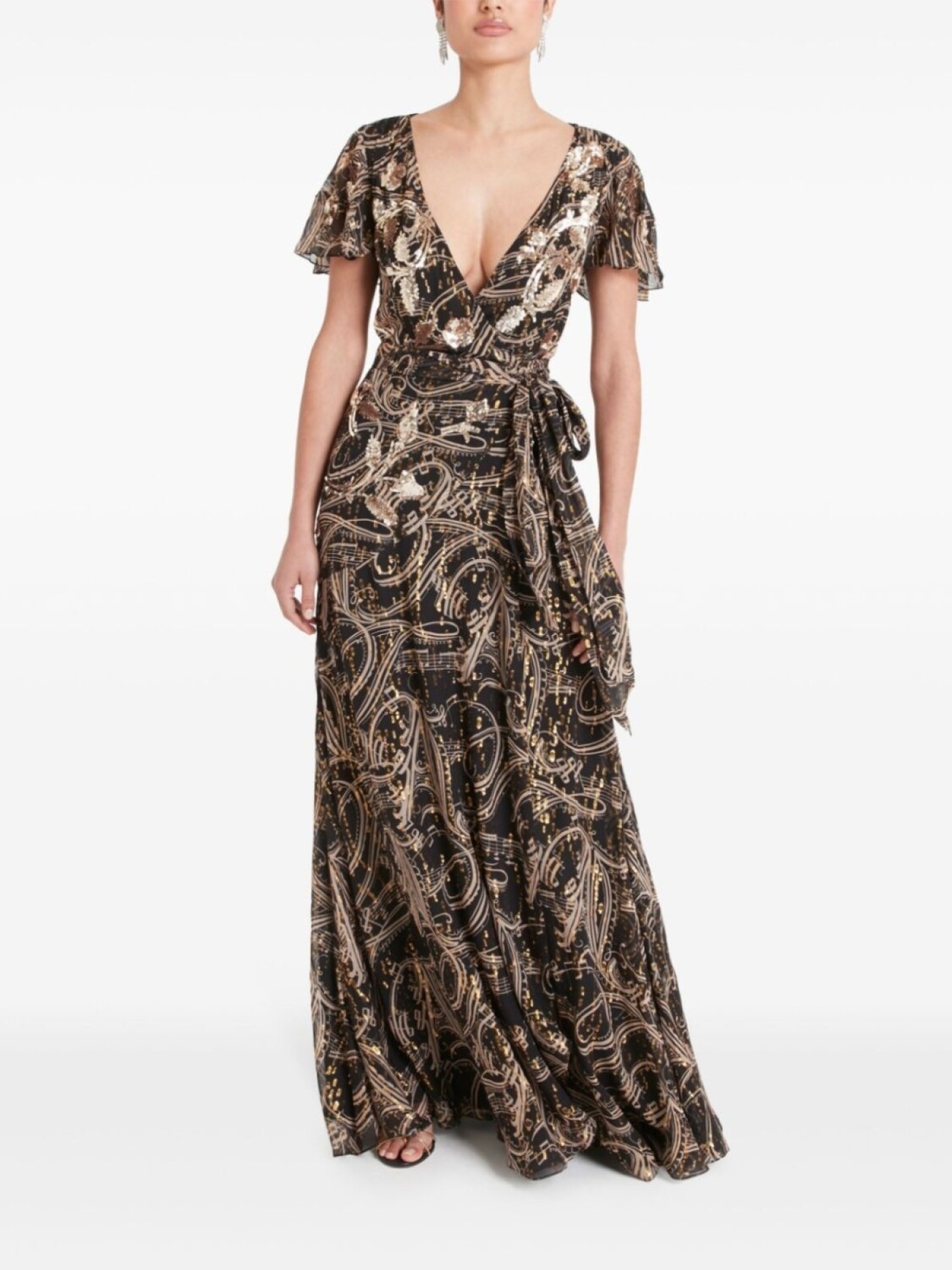 

Temperley London платье макси Сильвана, черный