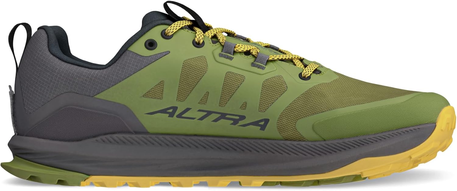 Мужские водонепроницаемые походные кроссовки ALTRA Lone Peak 9, оливковый — фото 3