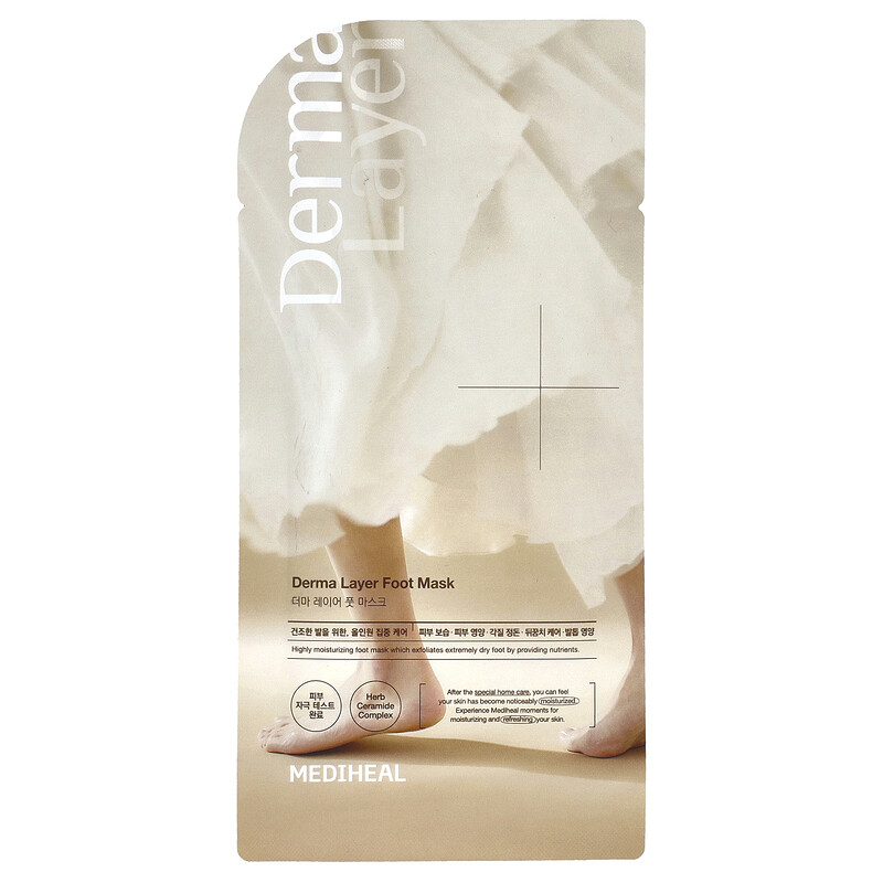 

MEDIHEAL, Маска для ног Derma Layer, 18 мл (0,6 жидк. Унции)