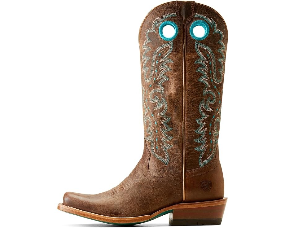Сапоги женские Ariat Starlight ковбойские с вышивкой, коричневый/голубой — фото 3