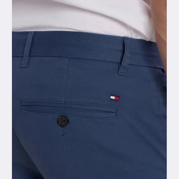 Облегающие шорты пима Tommy Hilfiger, синий — фото 4