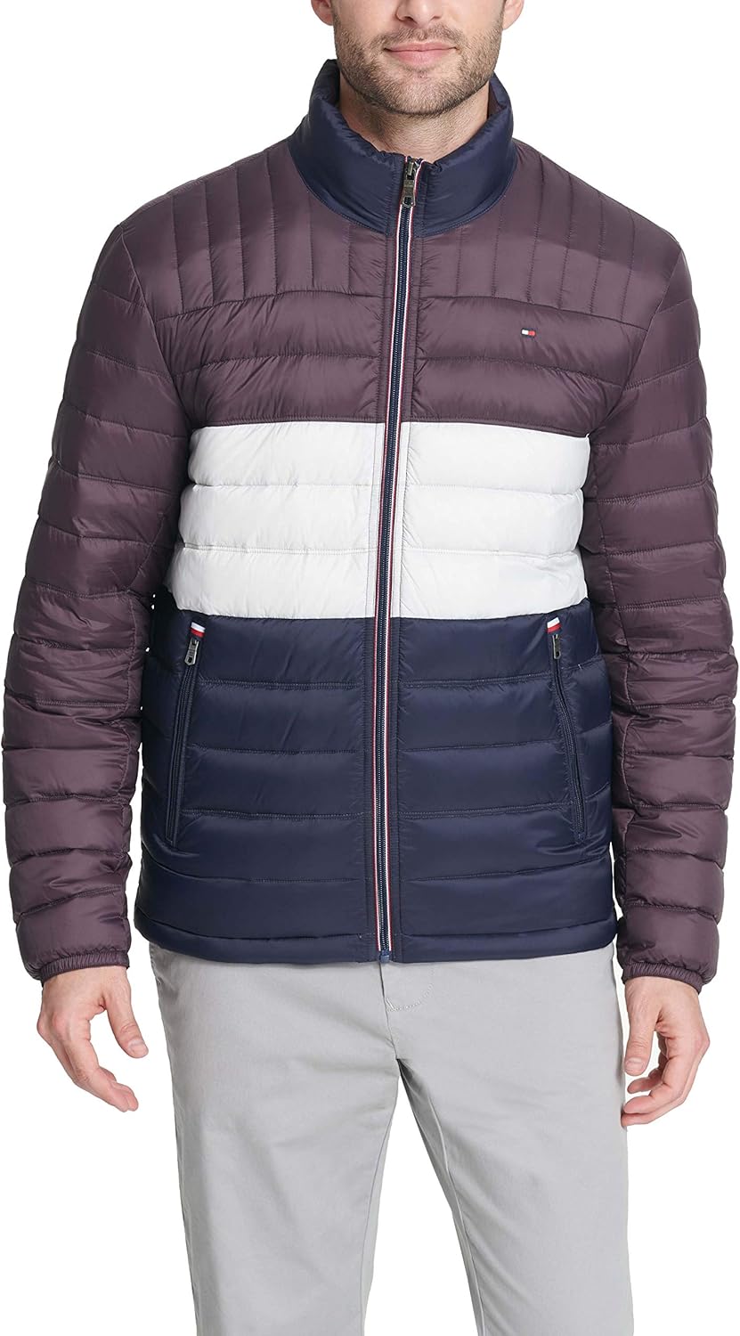 Мужская утепленная пуховая куртка Tommy Hilfiger с возможностью упаковки, Port Combo — фото 3
