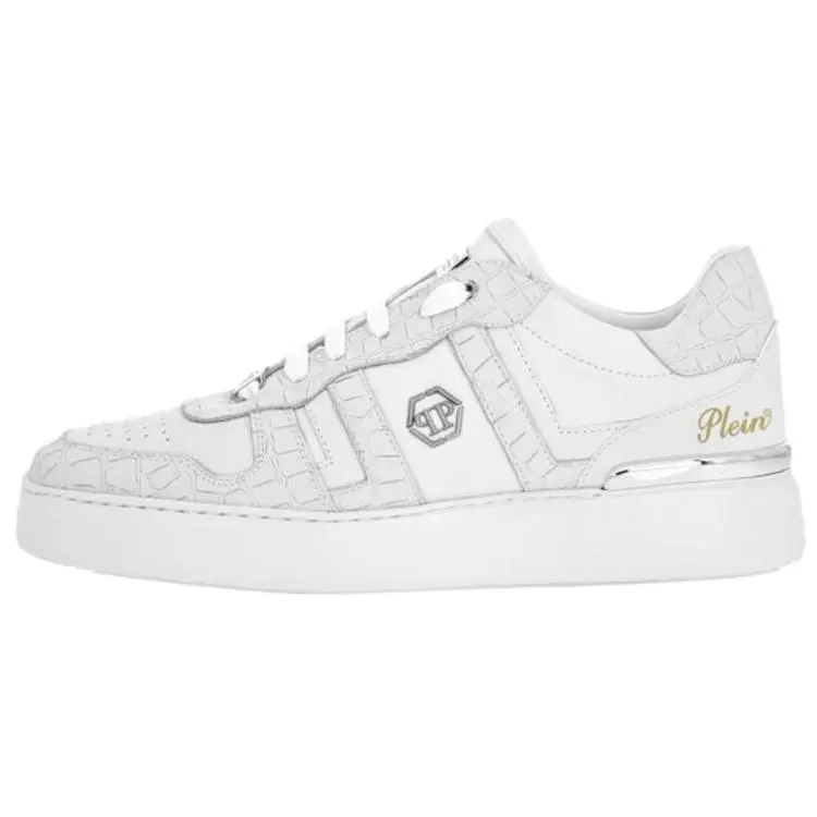 

PHILIPP PLEIN Кроссовки Cocco Genuine Leather Low top Skateboard Unisex White
