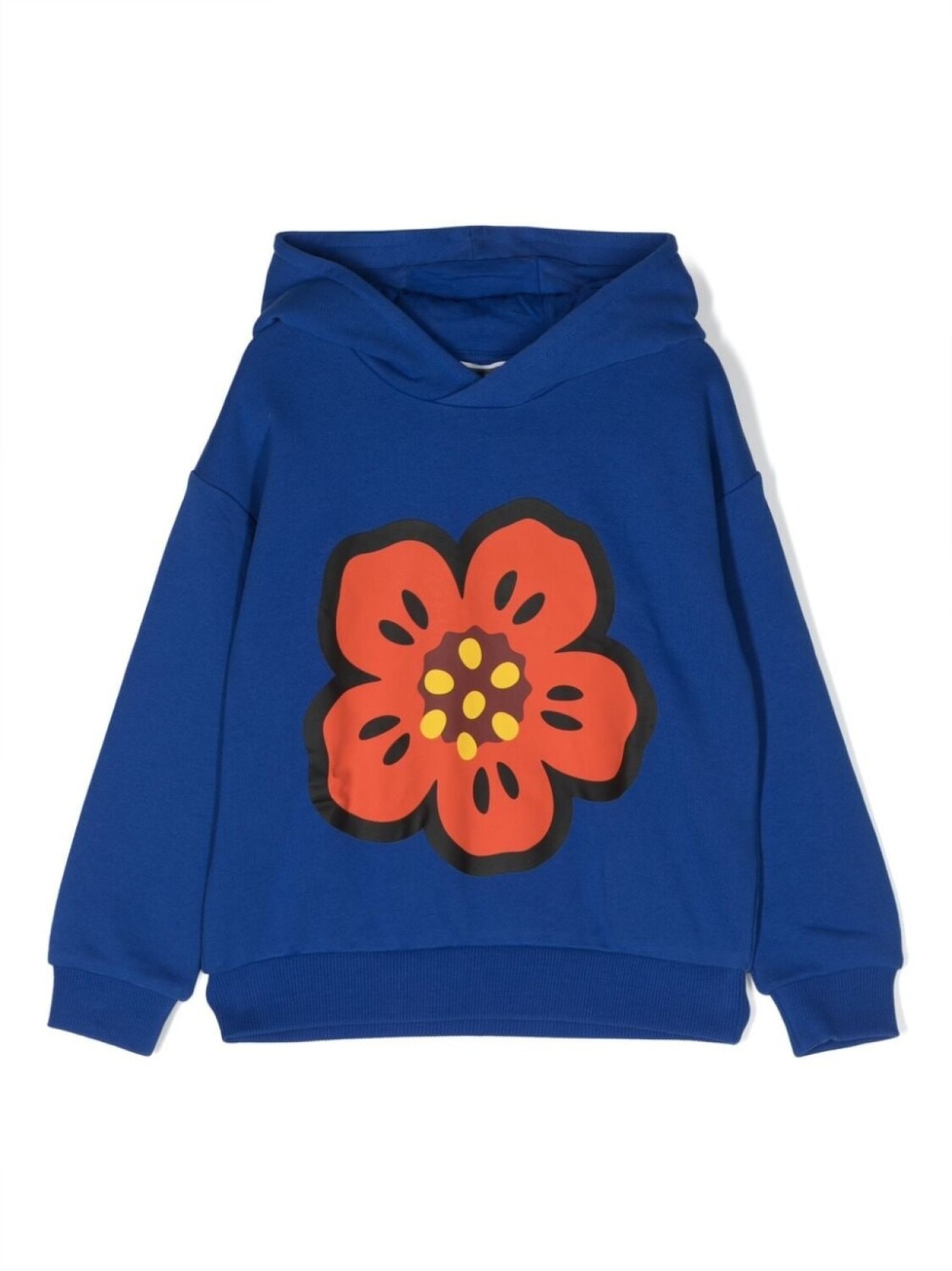 

Kenzo Kids худи с нашивкой Boke Flower, синий