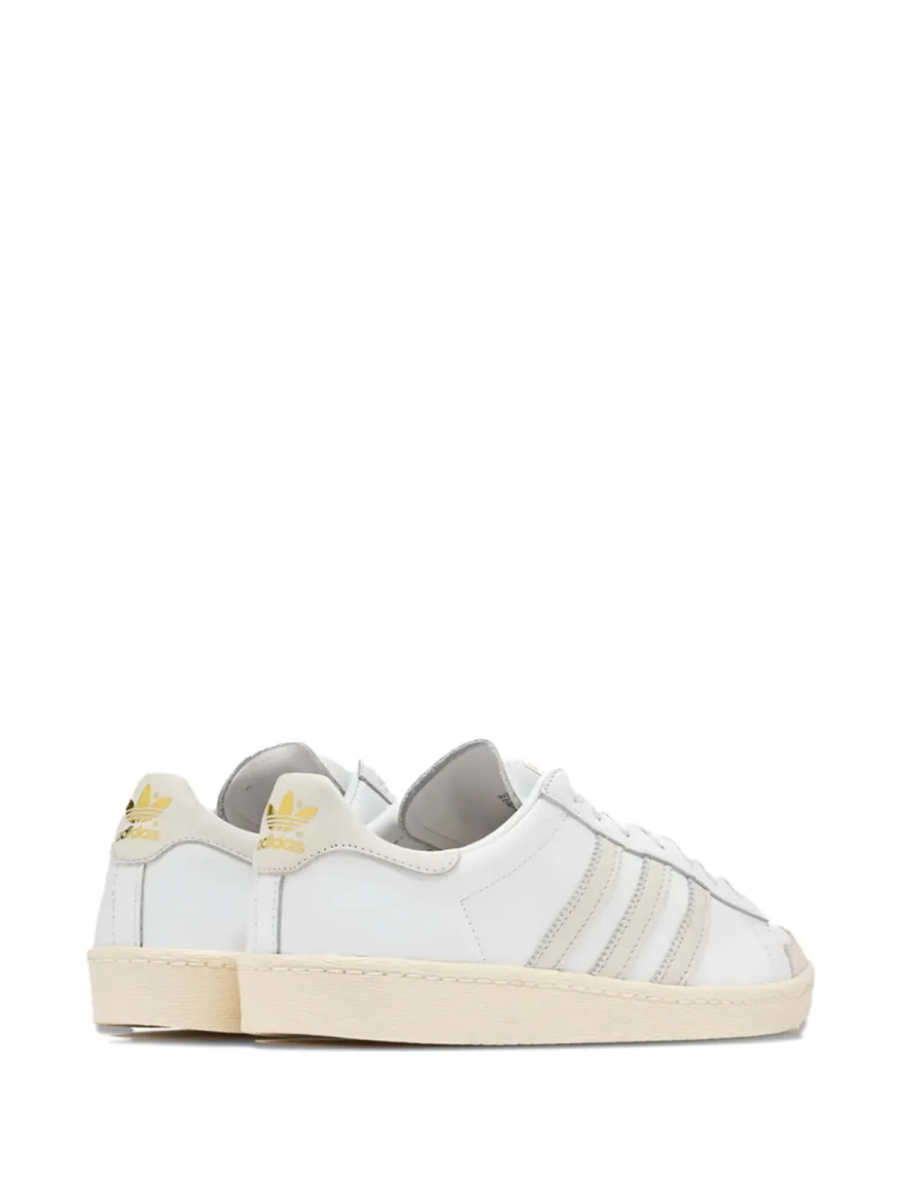 Кожаные кроссовки Adidas Jabbar Lo, белый — фото 2