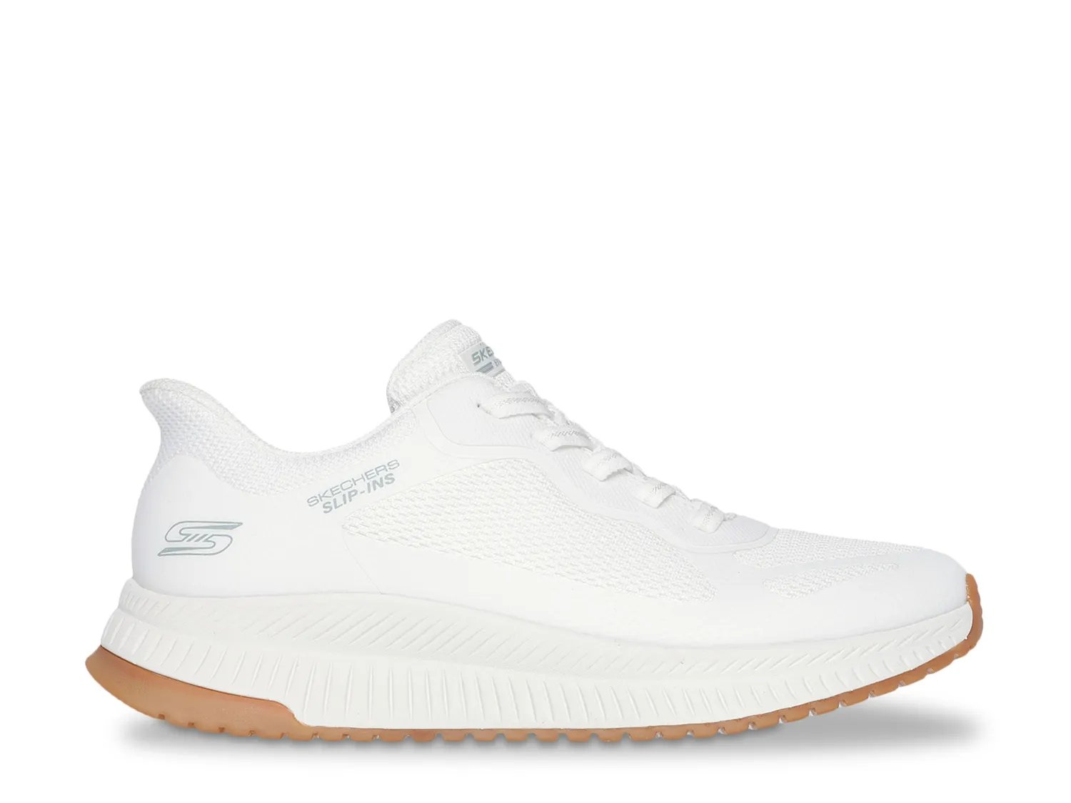 Кроссовки Skechers Hands Free Slip-Ins Bobs Squad 4 Staple Look Sneaker - Women's, белый — фото 3