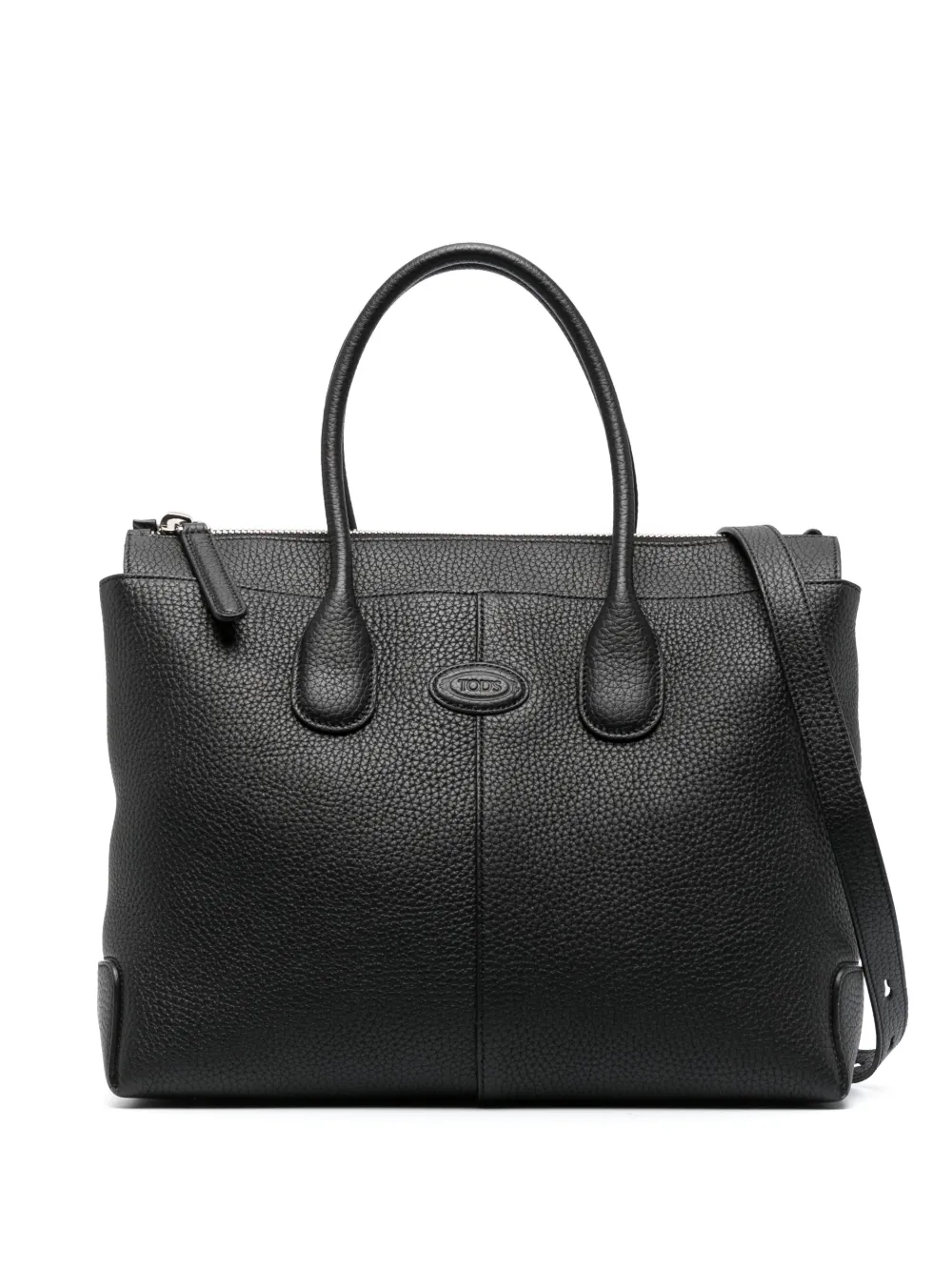

Сумка-тоут с логотипом TOD'S, черный