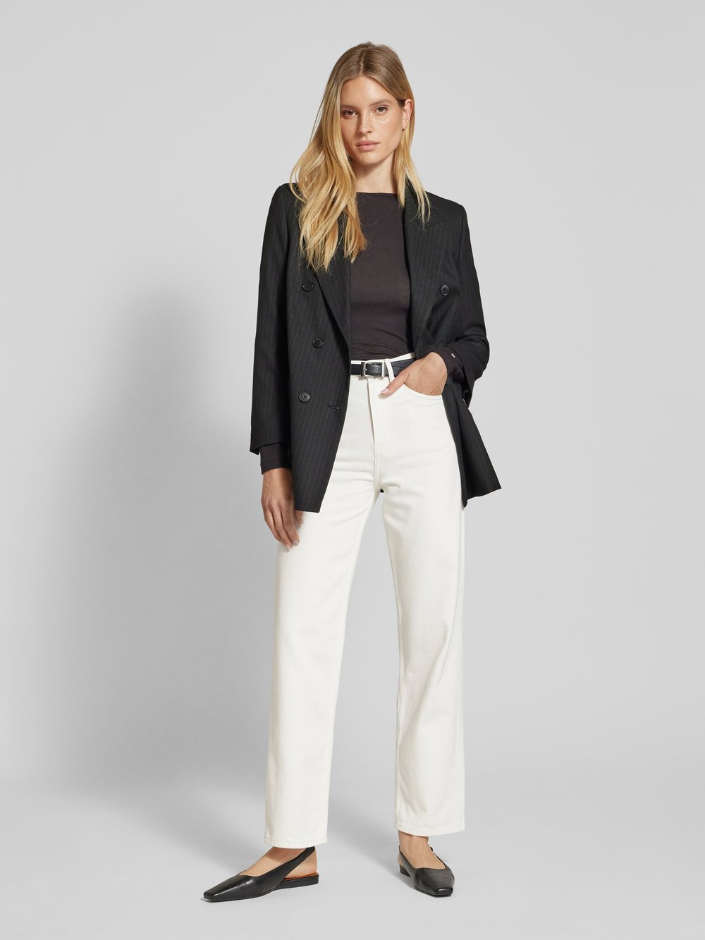

Брюки из ткани с 5 карманами Tommy Hilfiger, кремовый