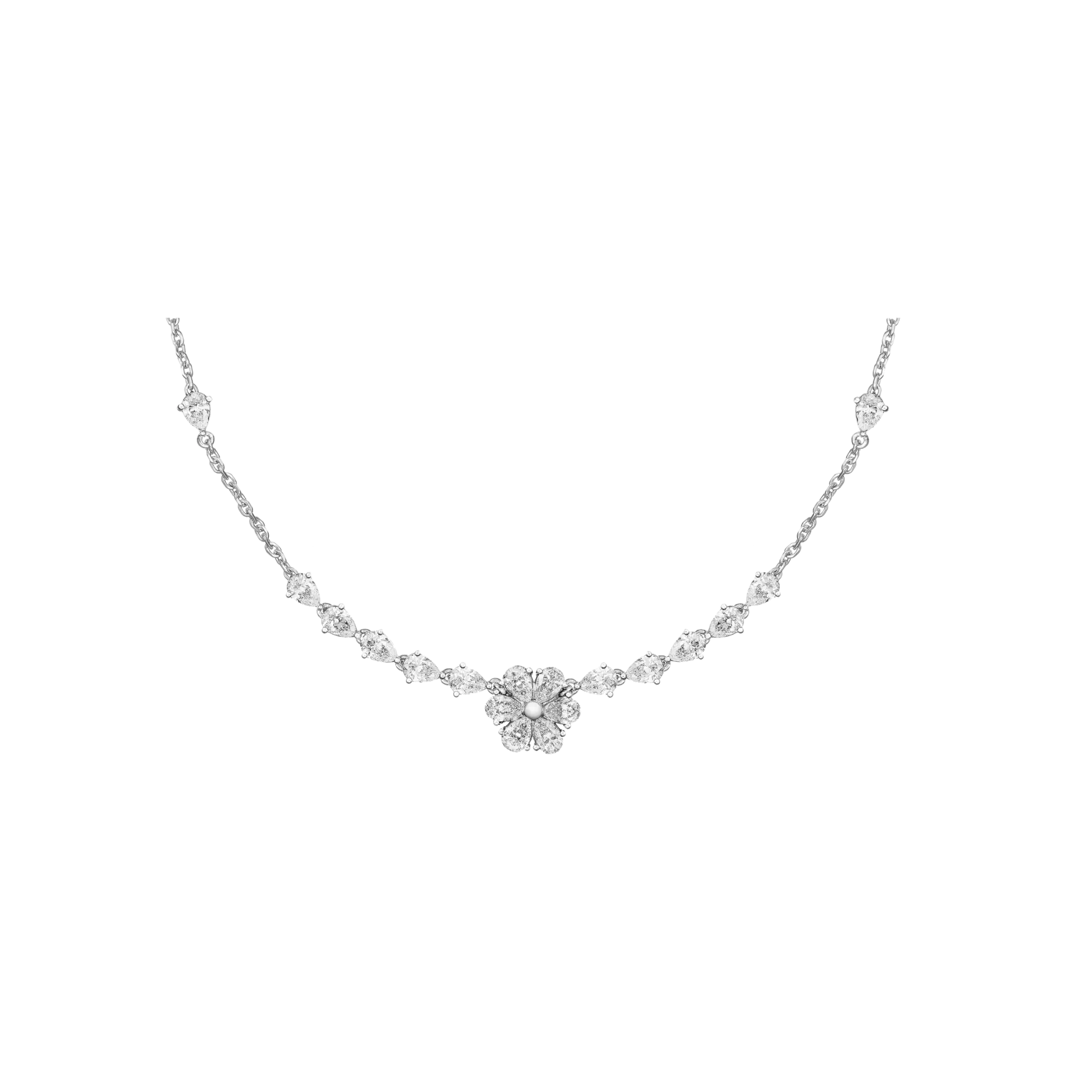 

Колье Chopard L'heure du diamant из белого золота с бриллиантами