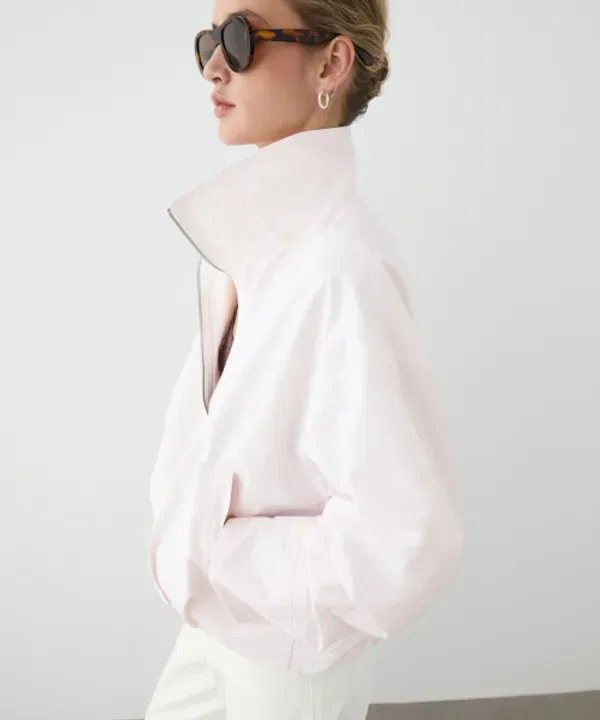 Бомбер с высоким воротником, Massimo Dutti — фото 3