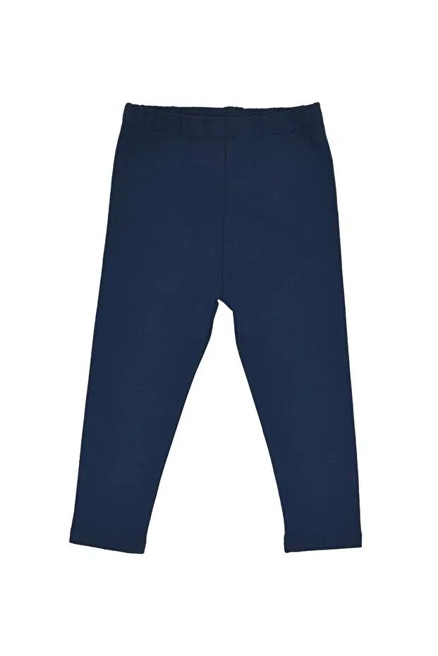 Детские леггинсы для девочек органические Organickid, Navy Blue