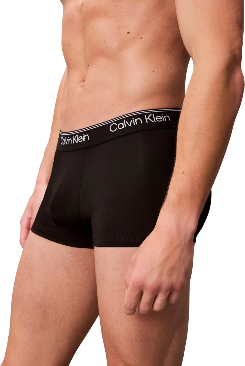 Мужские трусы-слипы с заниженной посадкой Calvin Klein, Black — фото 4
