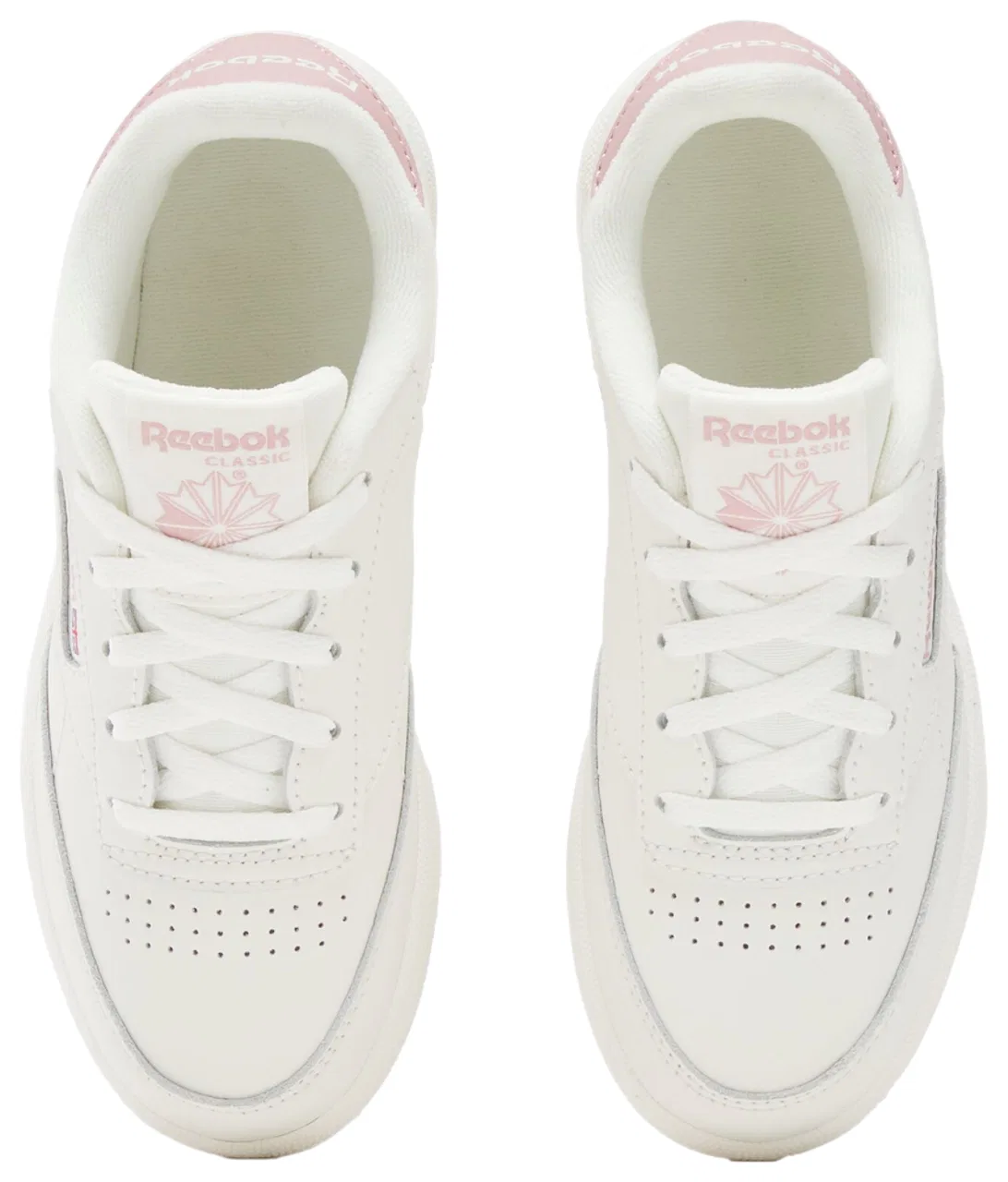 Кроссовки для мальчиков Club C Reebok, цвет Smokey Rose/Chalk/Chalk — фото 3