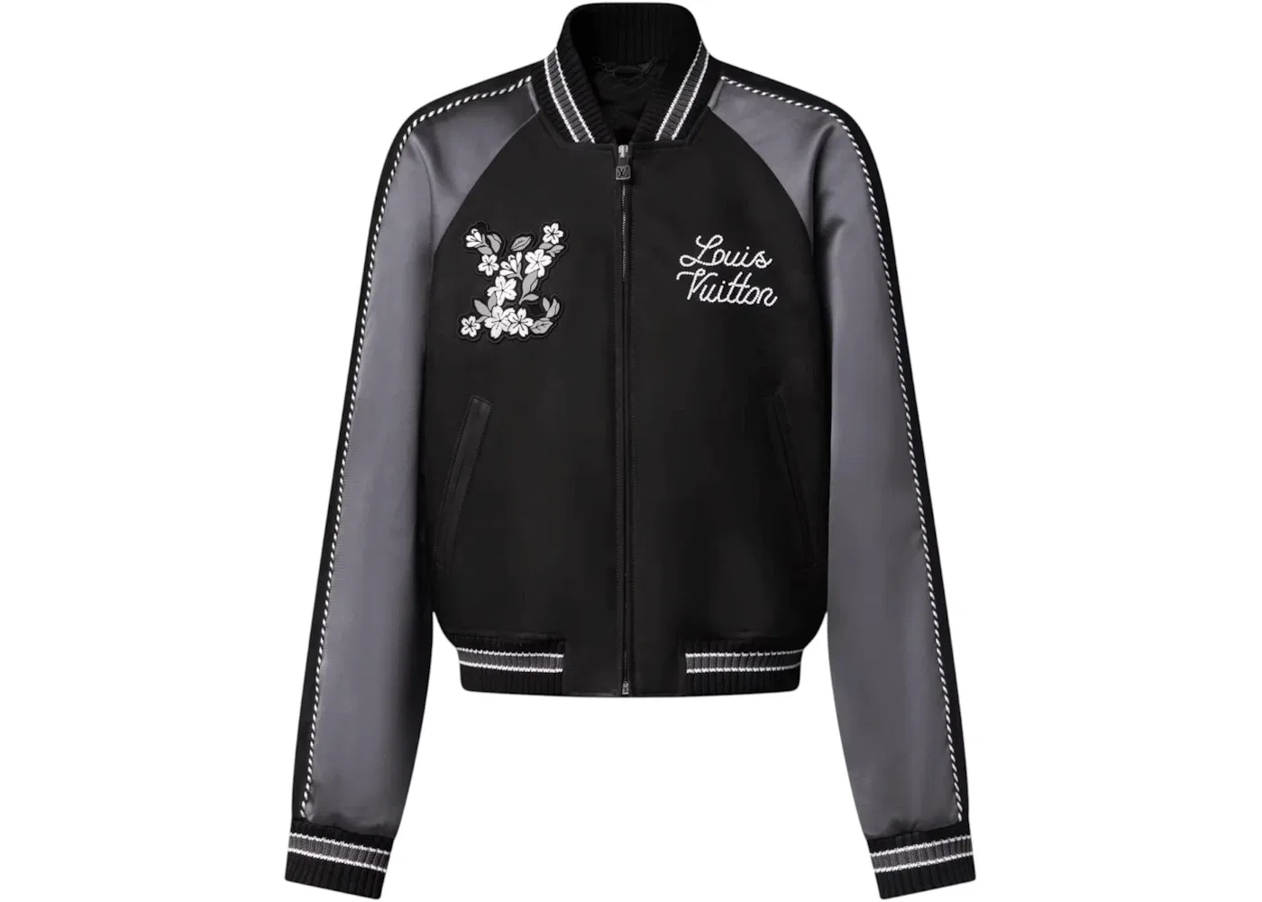 Мужская куртка с принтом Louis Vuitton x Nigo, Black