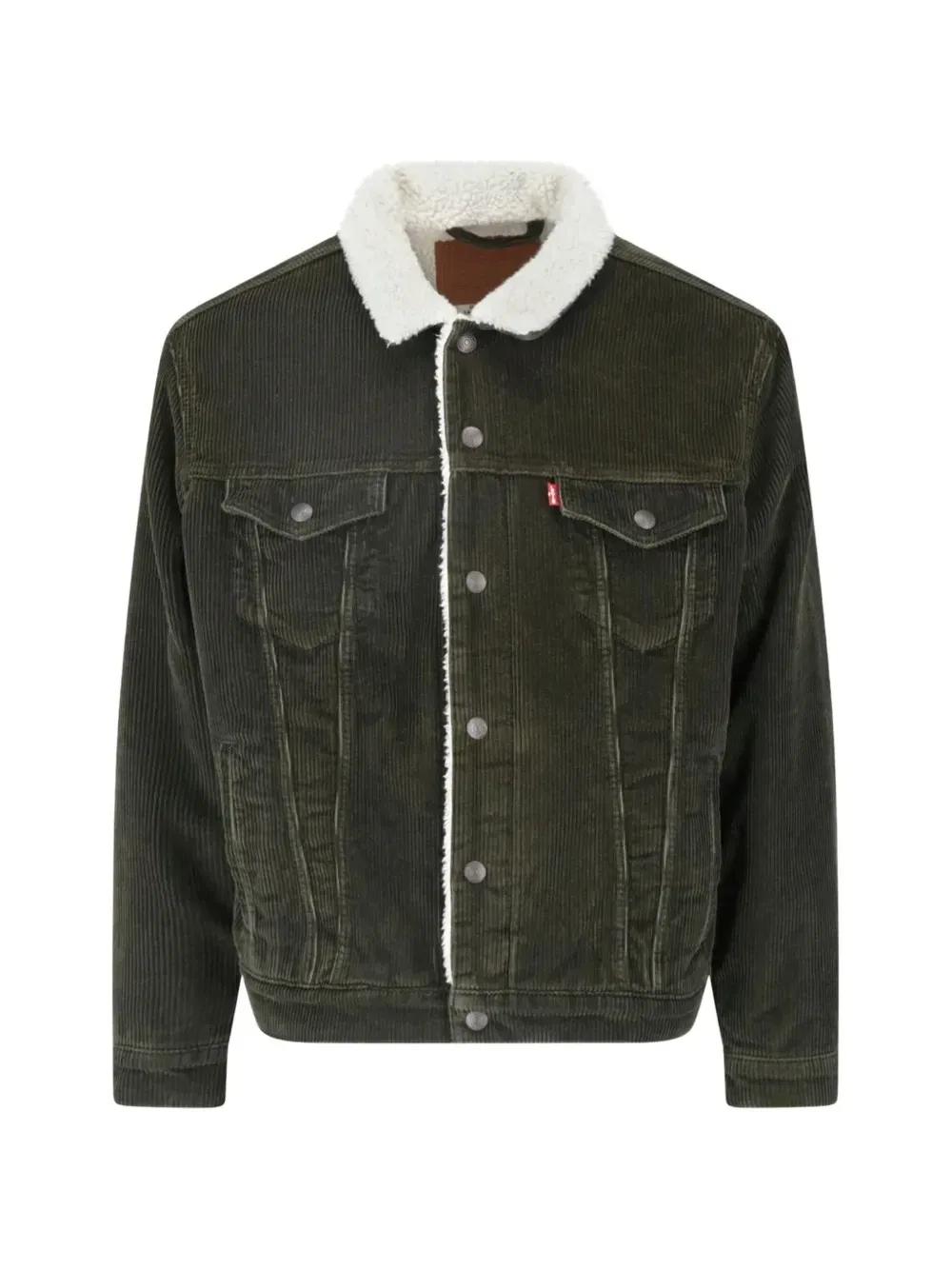 Вельветовая куртка-тракер Type III с шерпой Levi's, черный