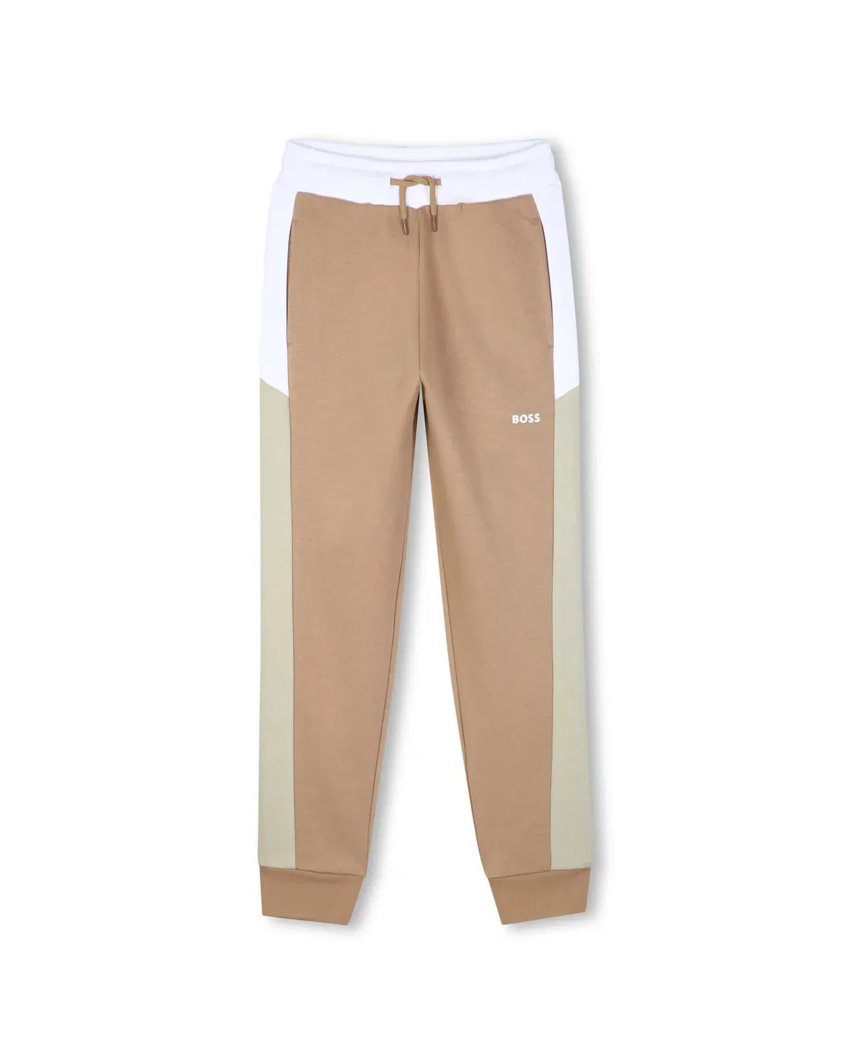 Детские брюки с пятью карманами BOSS Kidswear, Маррон Кларо