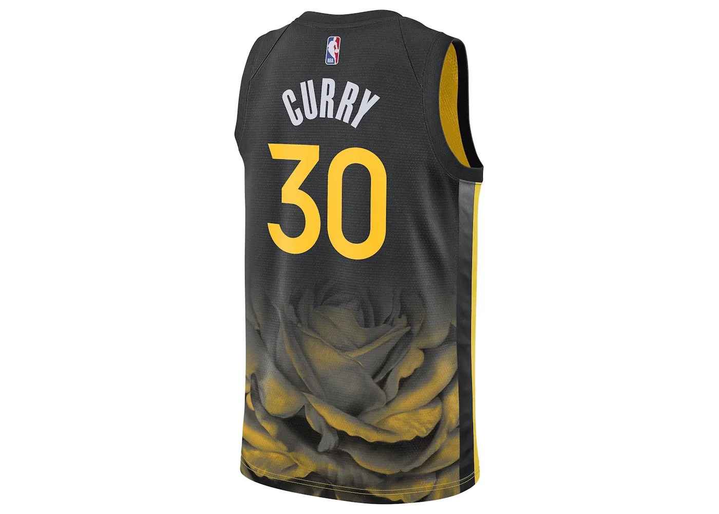 Мужская баскетбольная джерси Nike Golden State Warriors 2022/23 Stephen Curry City Edition Swingman Jersey Black, Черный — фото 2