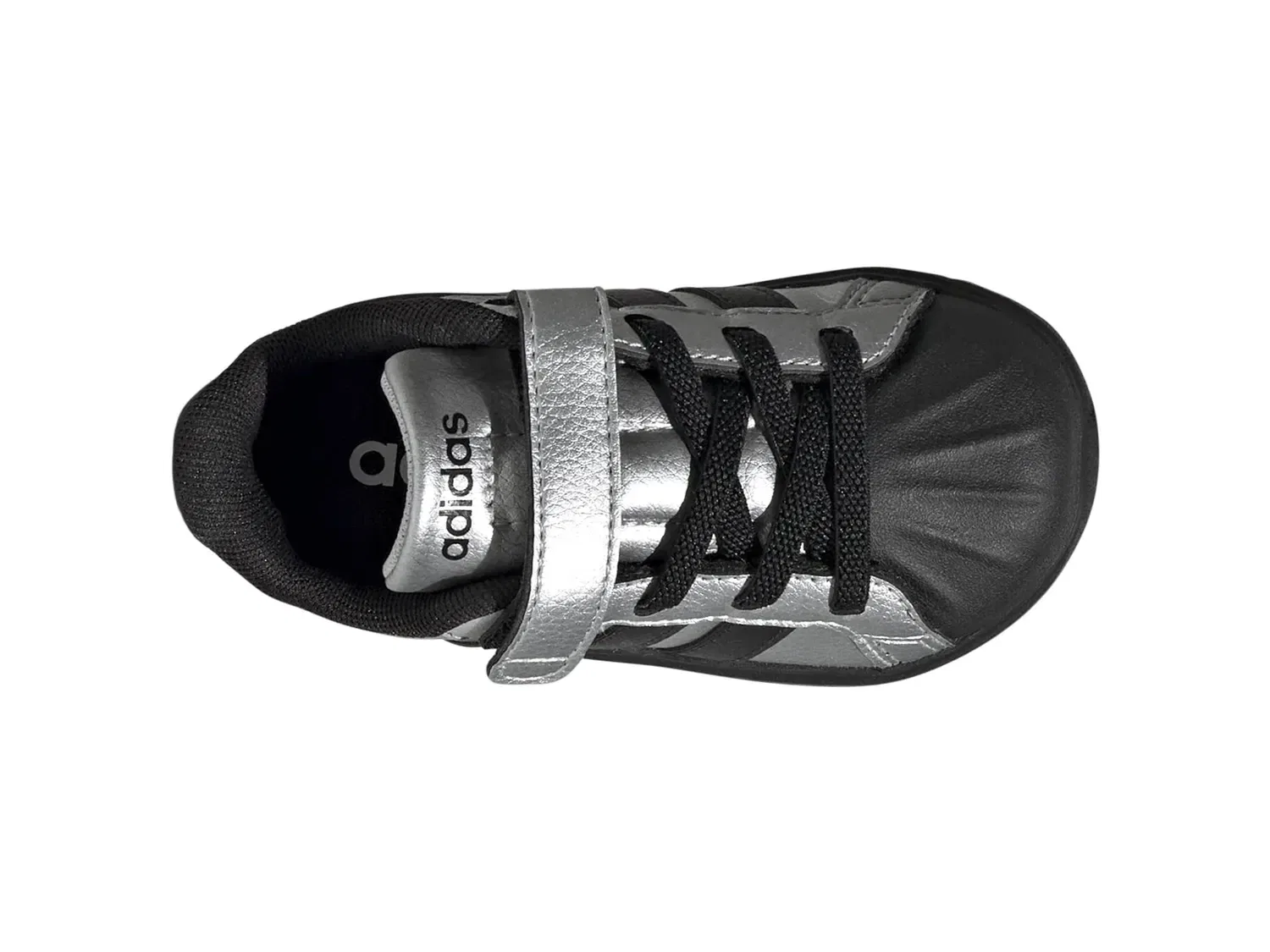 Кроссовки Streettalk, детские, бренд adidas, серебристый металлик — фото 3