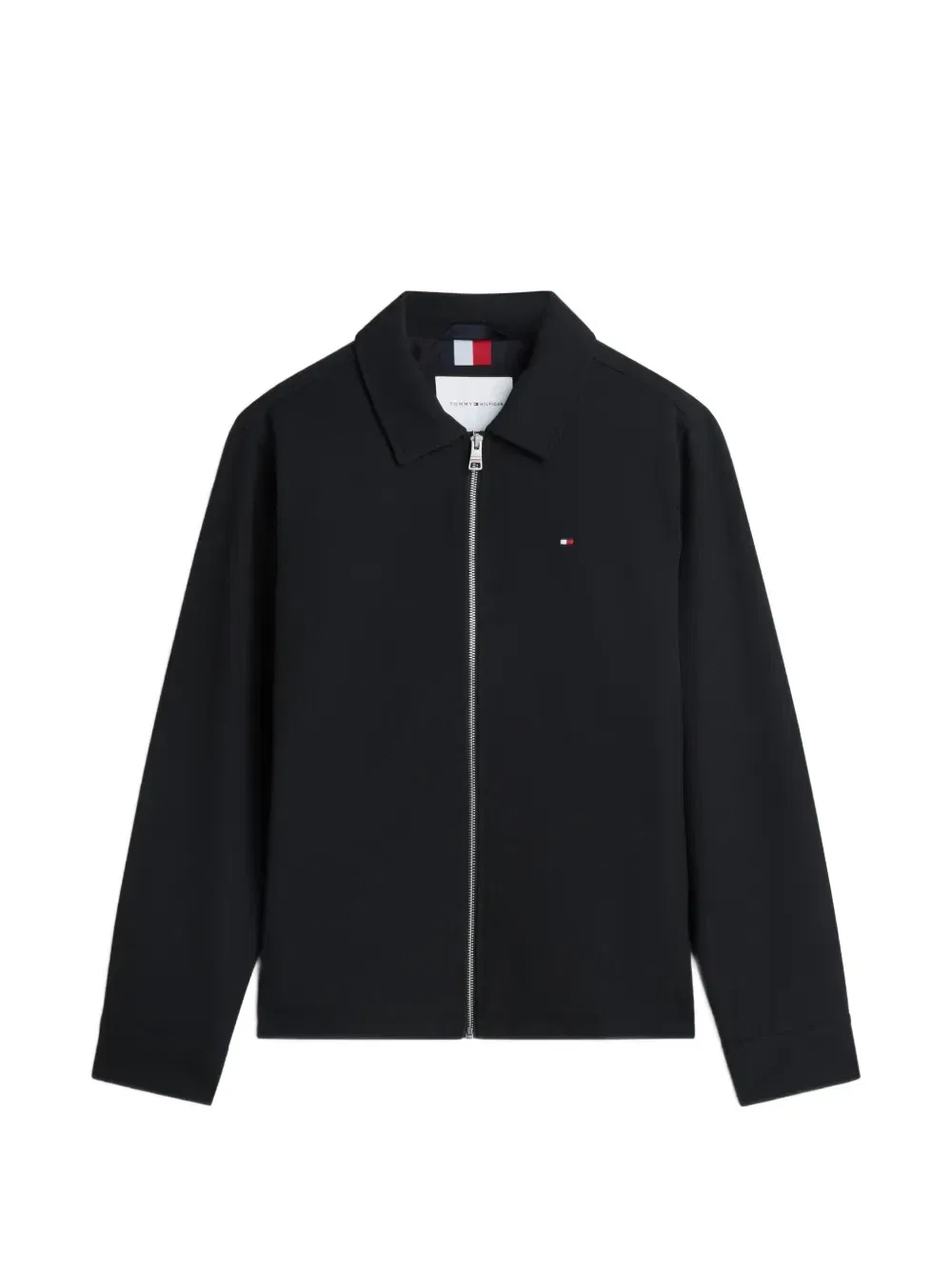 Куртка на молнии с нашивкой-логотипом Tommy Hilfiger, черный