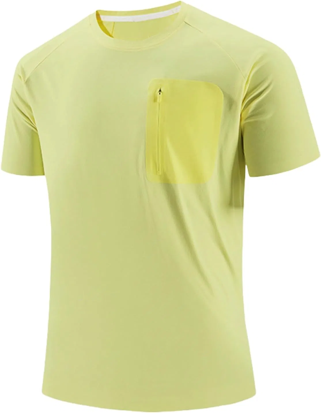 Мужская быстросохнущая футболка Ice Silk Breathable Quick Dry Compression Tee, Yellow