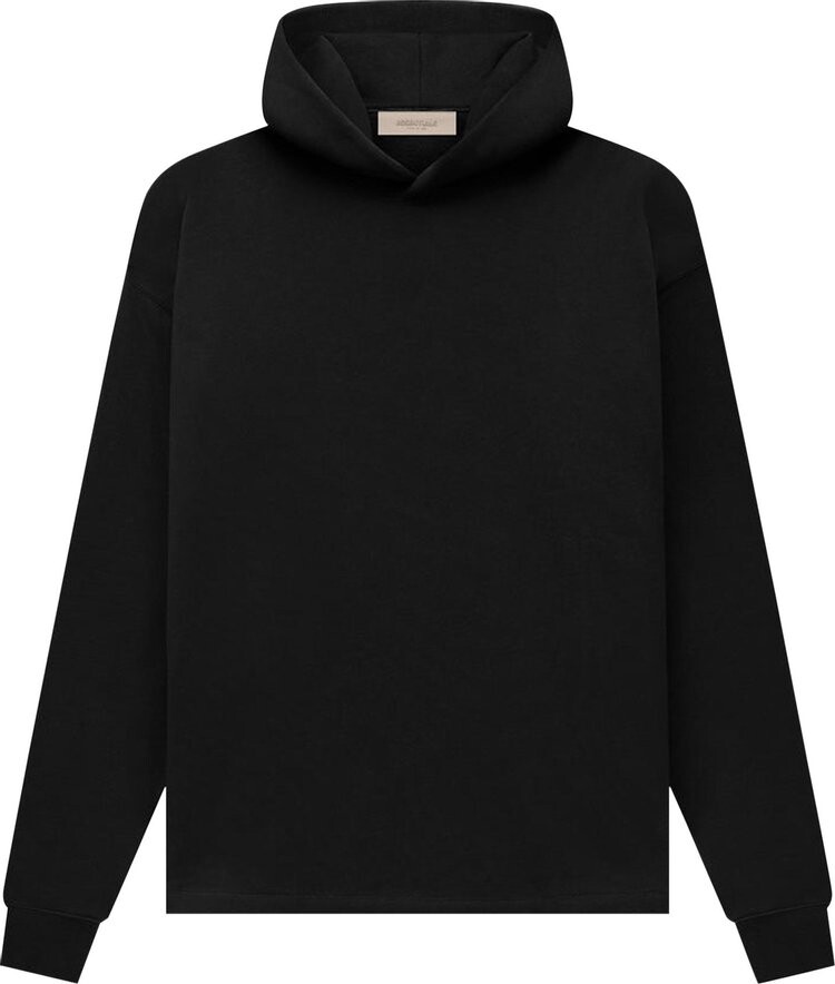 Худи Fear of God Essentials Relaxed Hoodie 'Stretch Limo', черный — фото 2