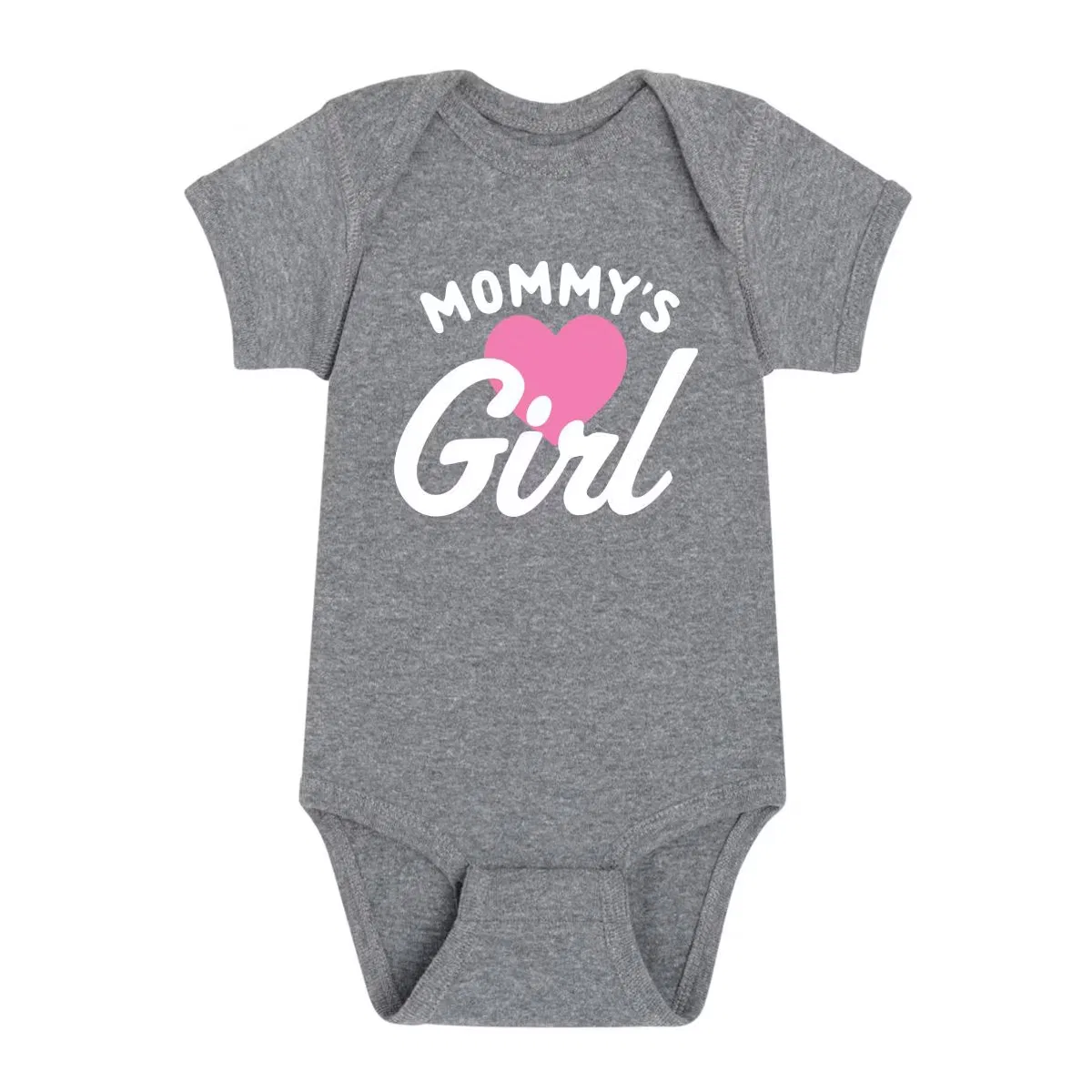 Боди-комбинезон с принтом Mommy's Girl Instant Message, Athletic Heather