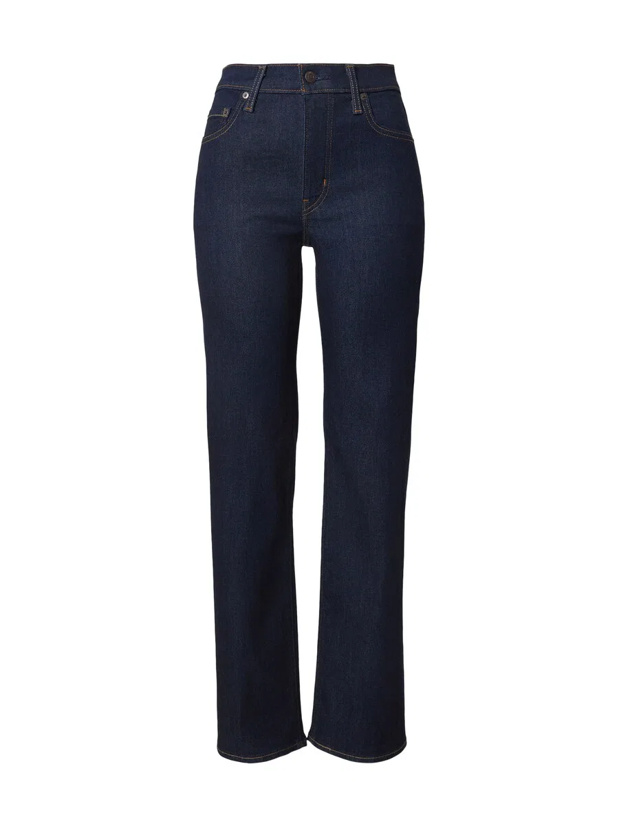 Джинсы LEVI'S Regular '723 HIGH RISE STRAIGHT' темно-синего цвета