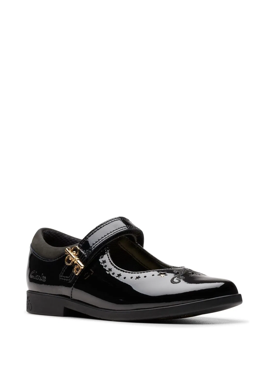 Туфли Clarks Lock Magic, лакированные, черный — фото 3