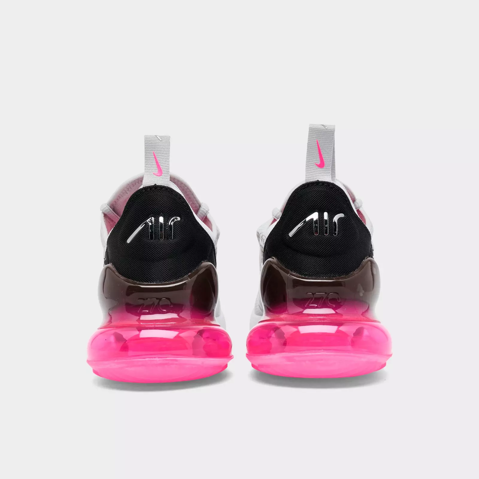 Кроссовки Women's Nike Air Max 270 Casual, белый/черный/розовый — фото 4
