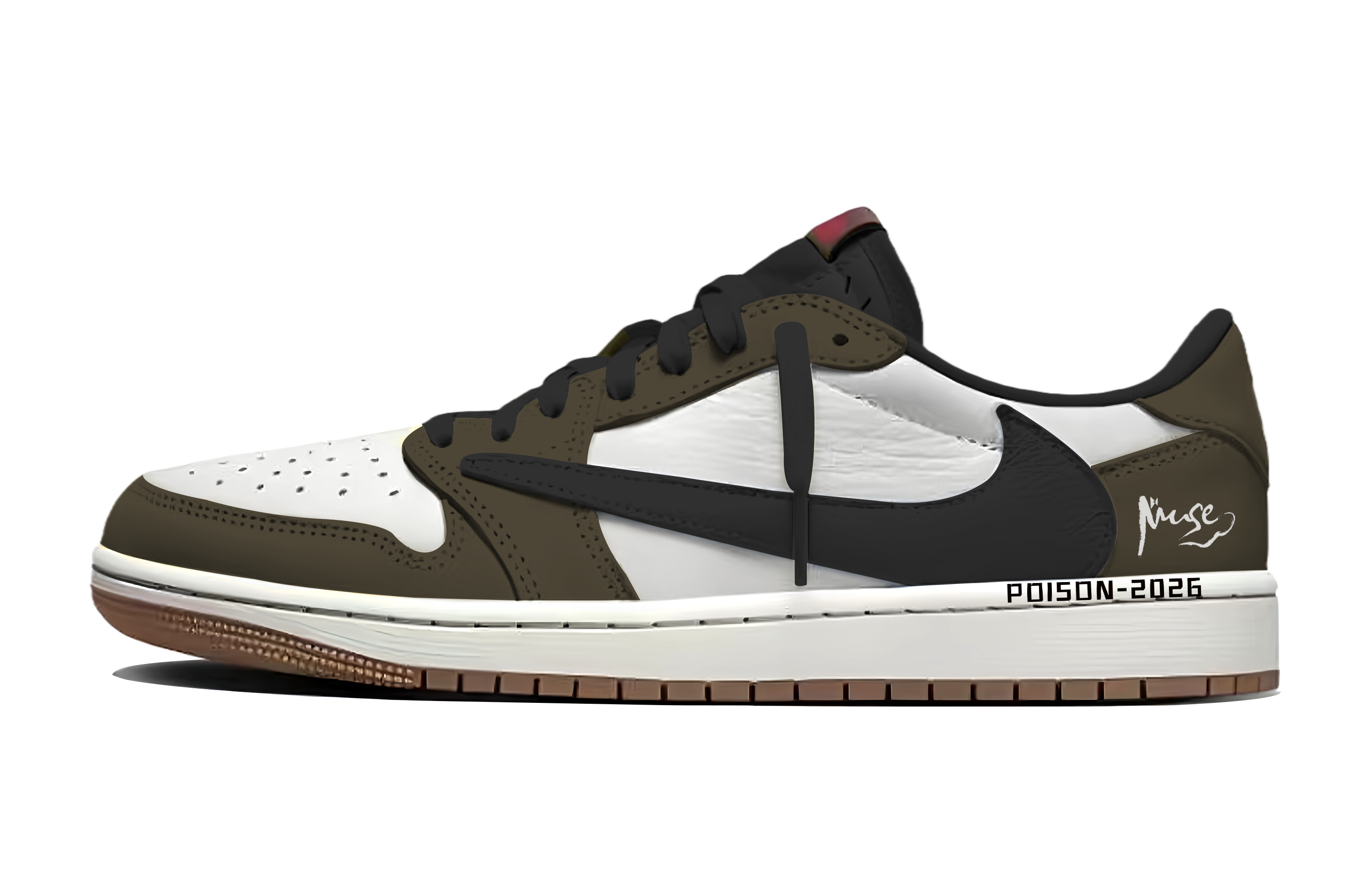 

Jordan Travis Scott x Air 1 Dark Green Travis Scott X AJ1 Low кроссовки с низкой посадкой и амортизацией в винтажном стиле для баскетбола унисекс