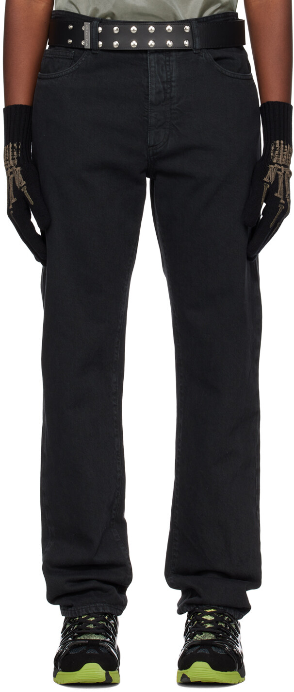 

Черные прямые джинсы 44 44 Label Group