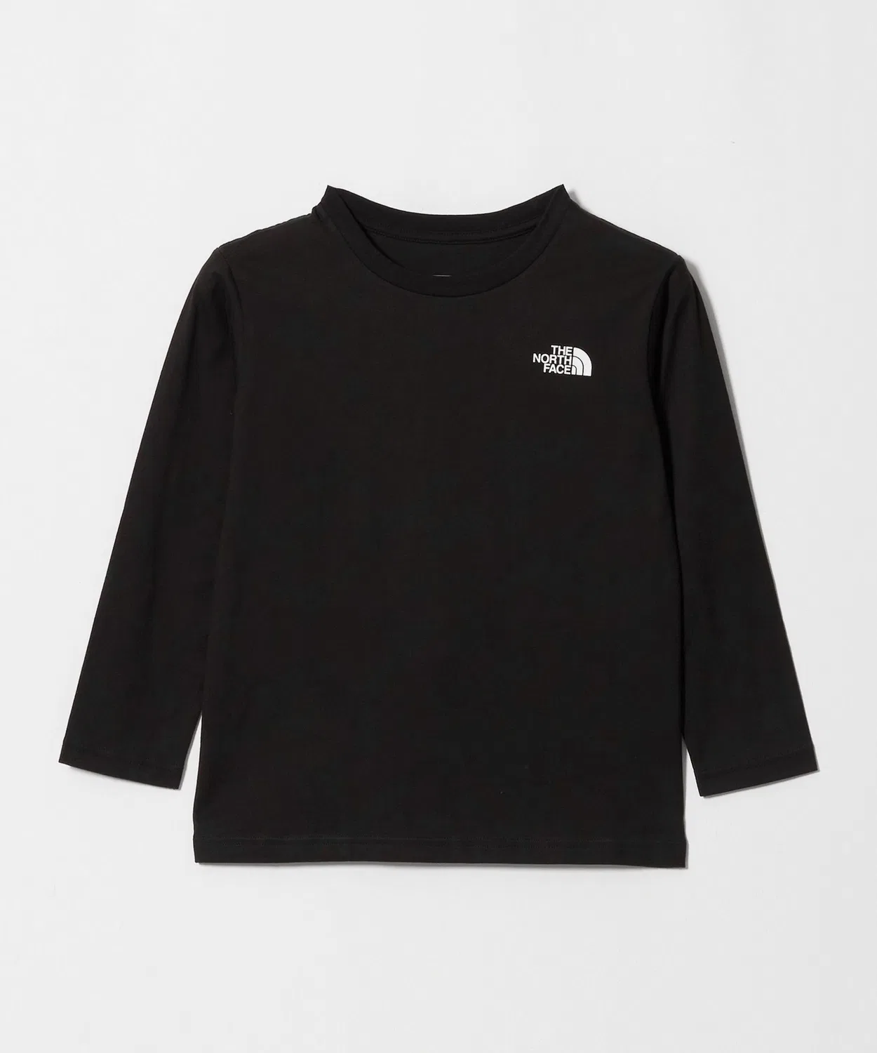 Детская футболка с длинным рукавомс принтом THE NORTH FACE, Black