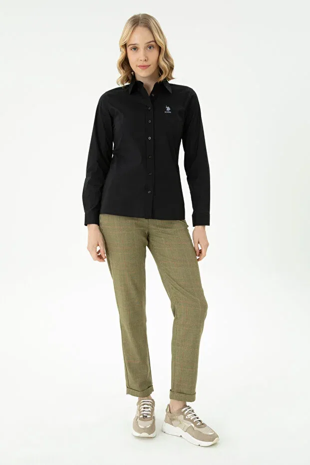 Женская рубашка с длинным рукавом Basics U.S. Polo Assn., 142329 — фото 4