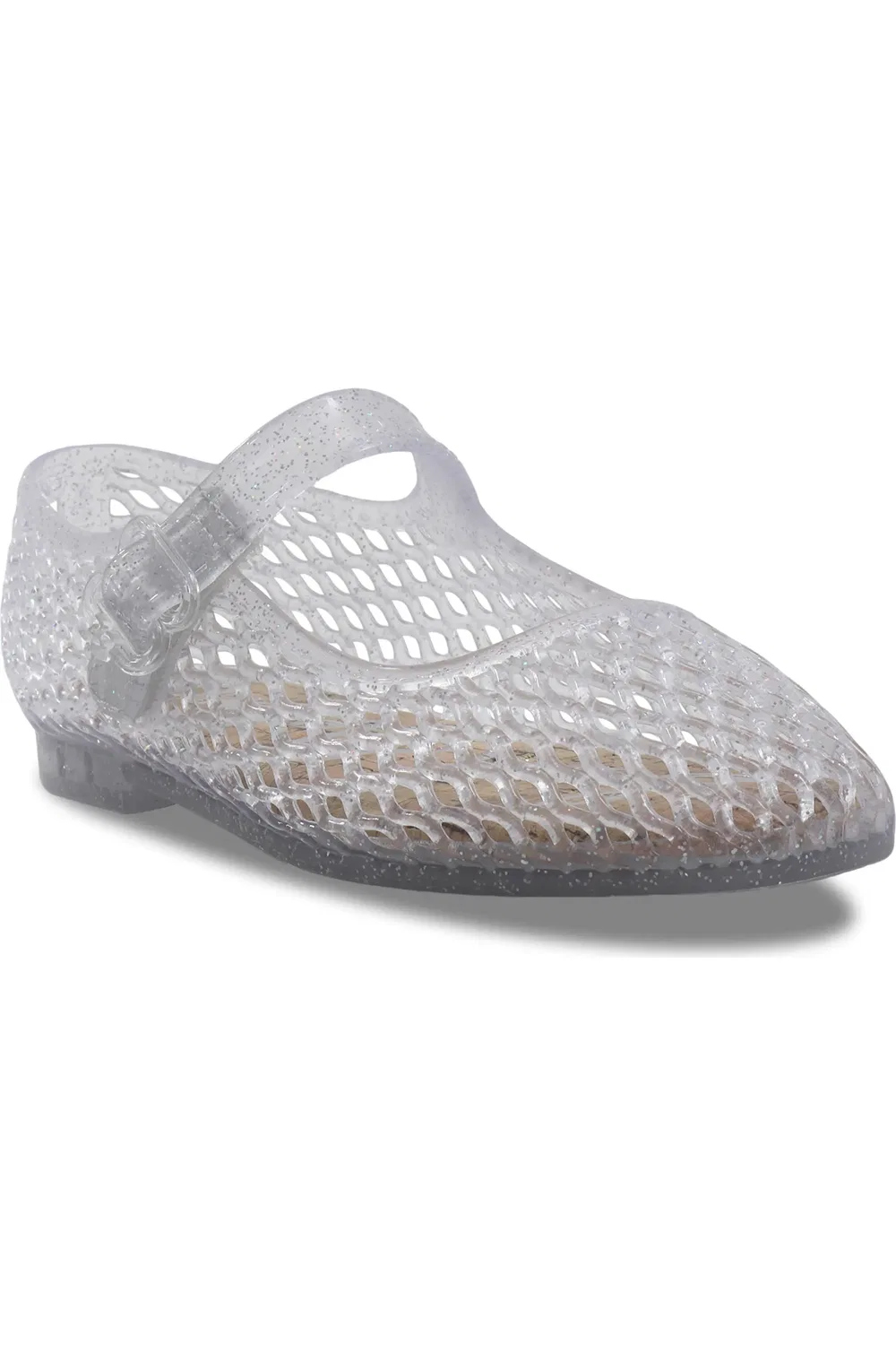Детские туфли Мэри Джейн с регулируемым ремешком Quinn Jelly Sam Edelman, Clear