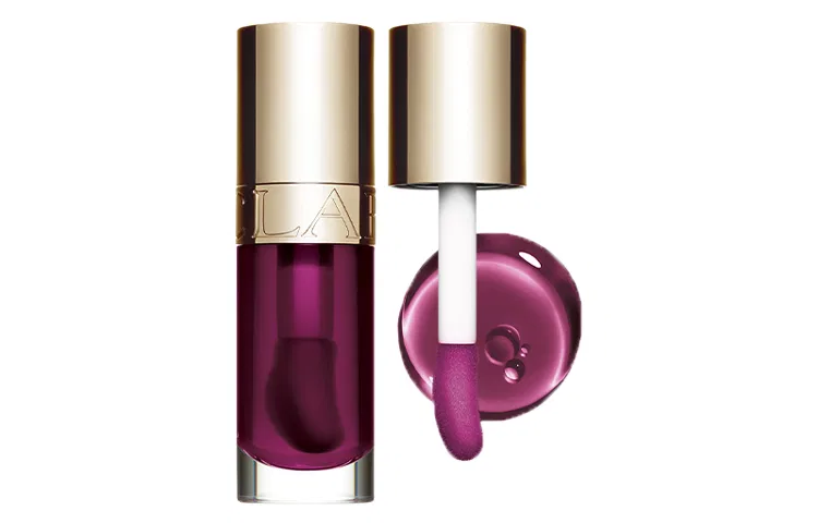 Женский увлажняющий бальзам для губ с блеском, оттенок #10 Mysterious Violet, CLARINS, 7 мл