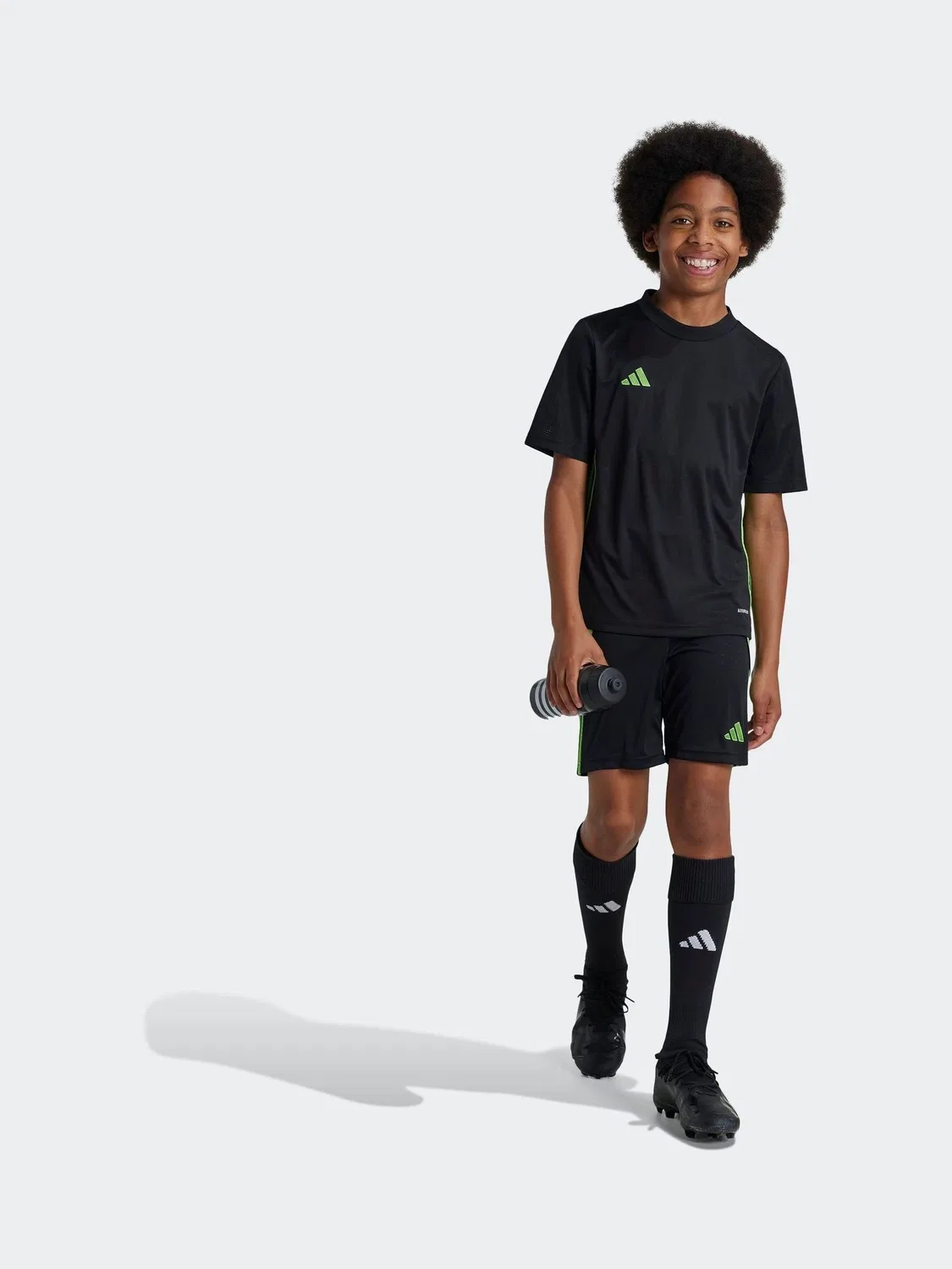 Футбольная джерси Tabela 23 adidas, черный/зеленый — фото 2