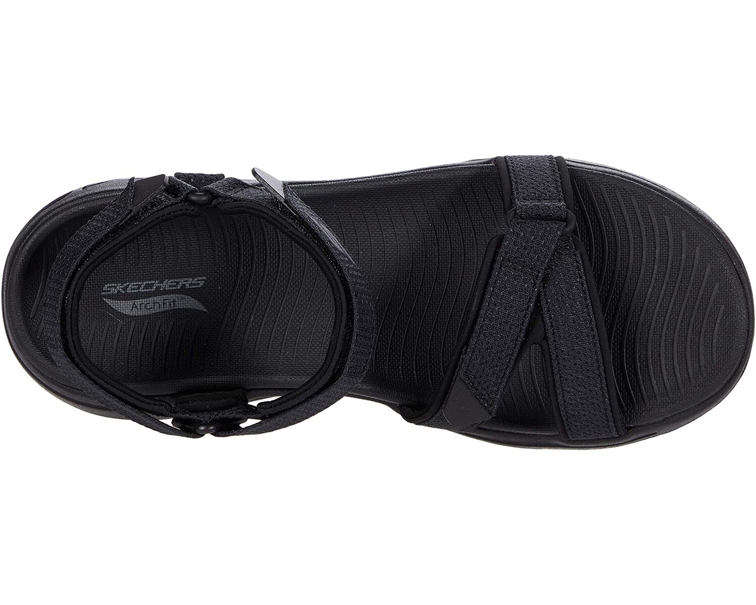 

Сандалии Go Walk Arch Fit Mesh Quarter Strap SKECHERS Performance, черный