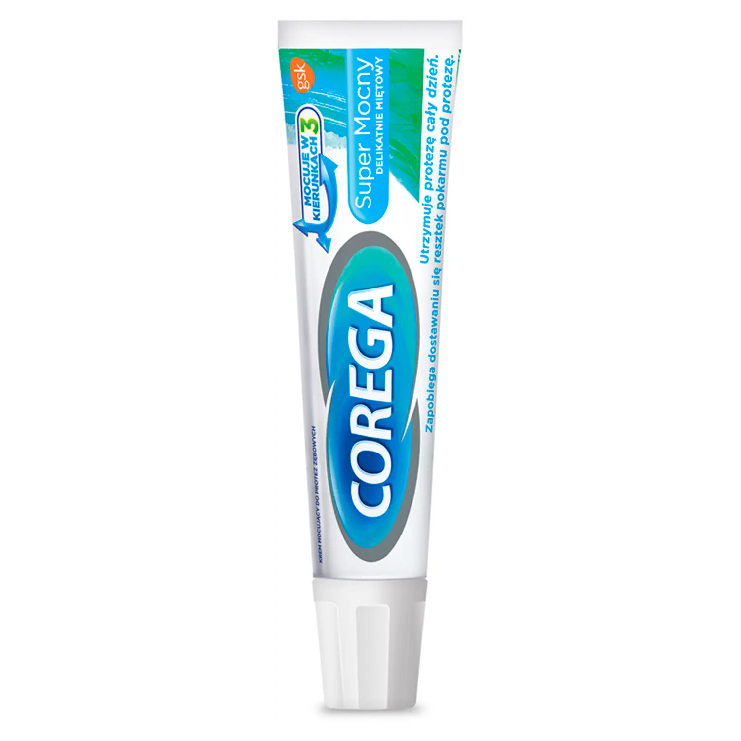 Corega Extra Strong фиксирующий крем для зубных протезов, 70 г — фото 2