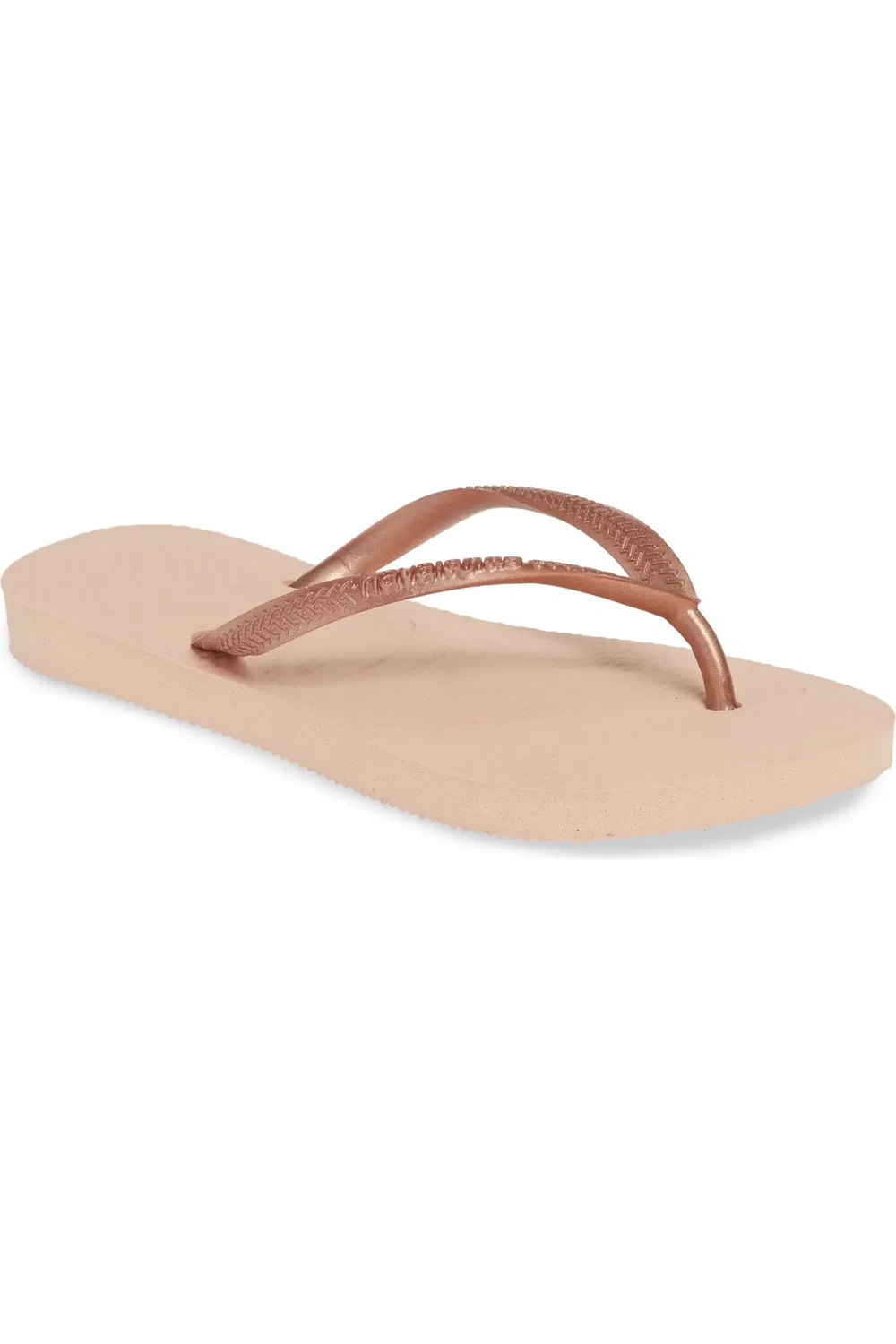 Детские сандалии шлепанцы на плоской подошве Slim Flip Flop Havaianas, Ballet Rose — фото 2