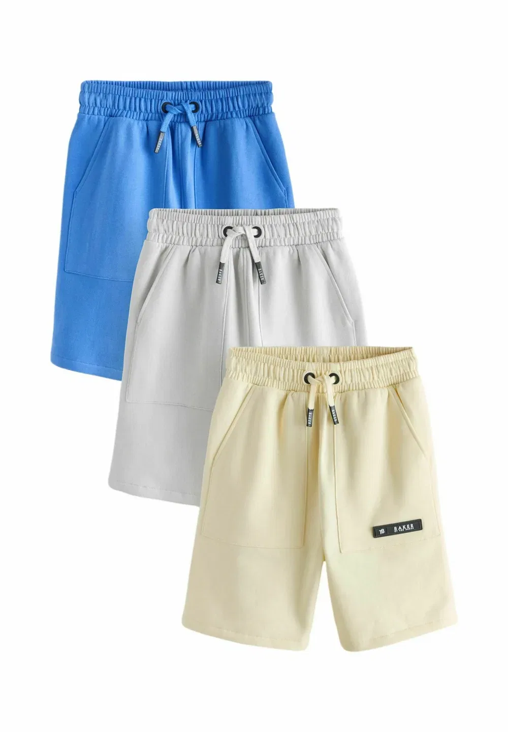 Стандартный крой - комплект из 3 шорт Baker By Ted Baker, Yellow/Blue/Grey