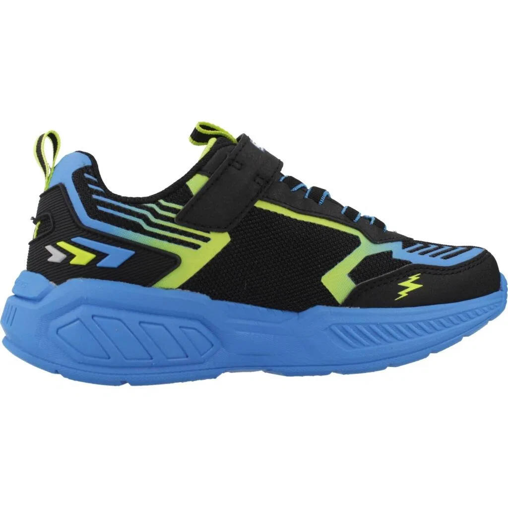 Детские кроссовки со светящейся подошвой Skechers Light Storm, Schwarz — фото 4