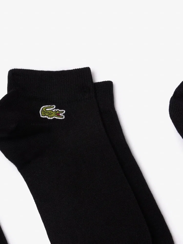 Носки женские LACOSTE Black, 3 пары, классические — фото 2