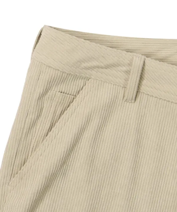 Коттоновые брюки-карго прямые, Corduroy Straight Carpenter Superdry, бежевый — фото 4