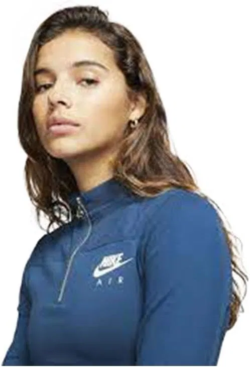 Женская длинная футболка риб Nike, Blue — фото 3