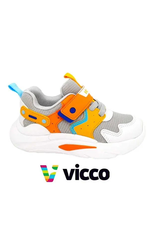 Детские кроссовки для девочек с ортопедической стелькой Vicco, Gray