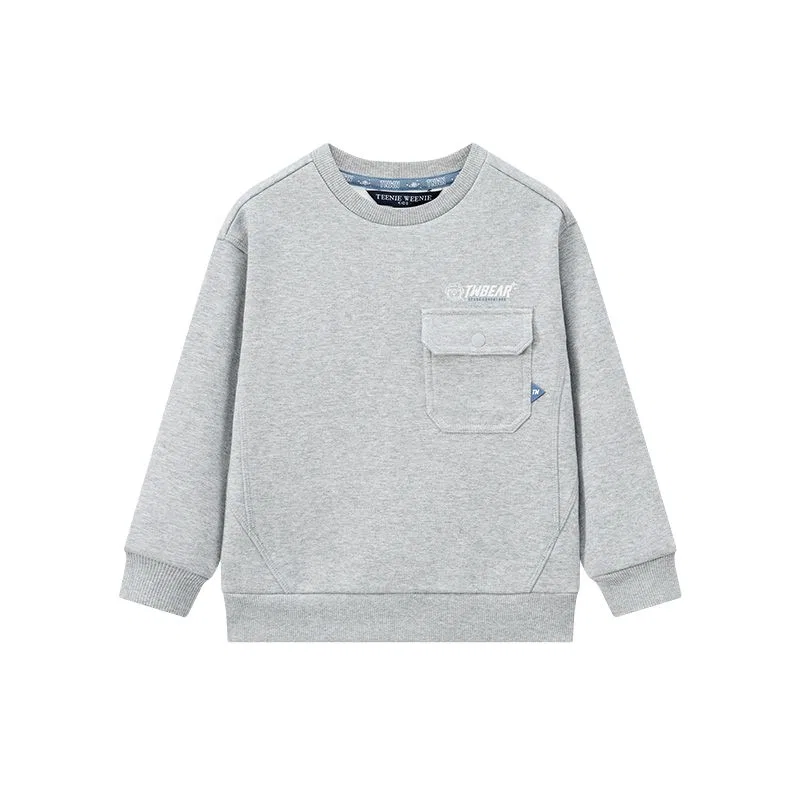 Детский свитшот с флисовой подкладкой Fleece Lined Teenie Weenie Men, Mint — фото 3